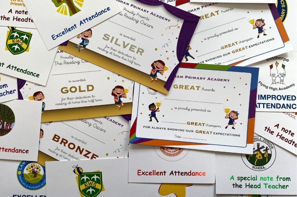 school printed items