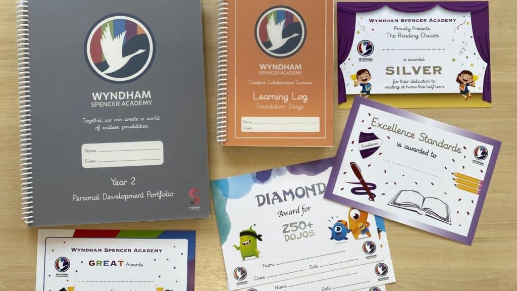 primary school certificates and school planners