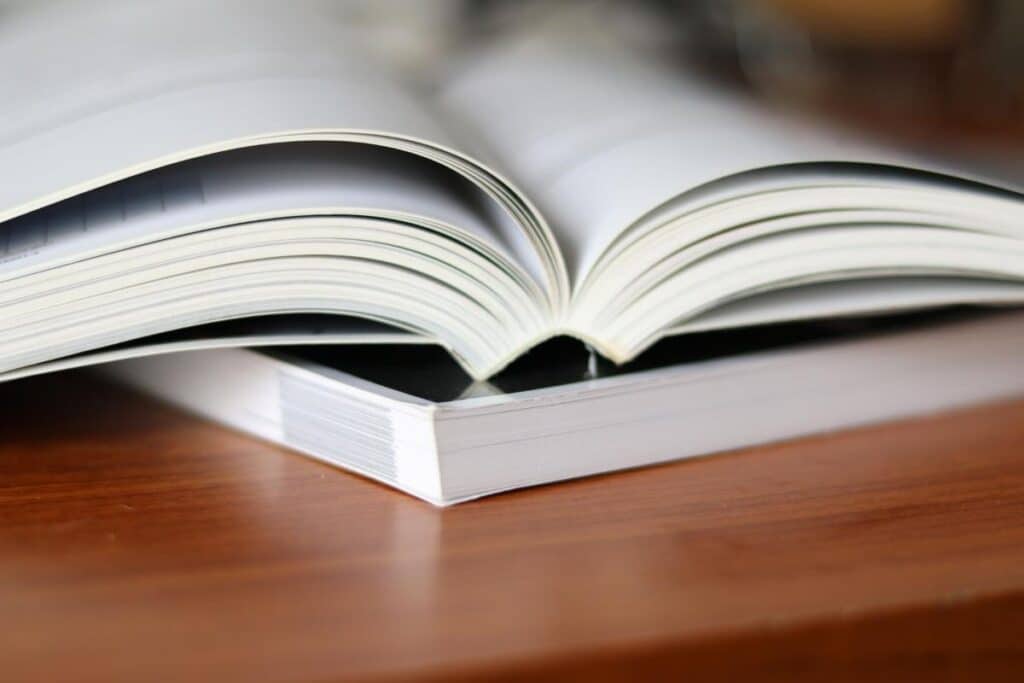 book binding example